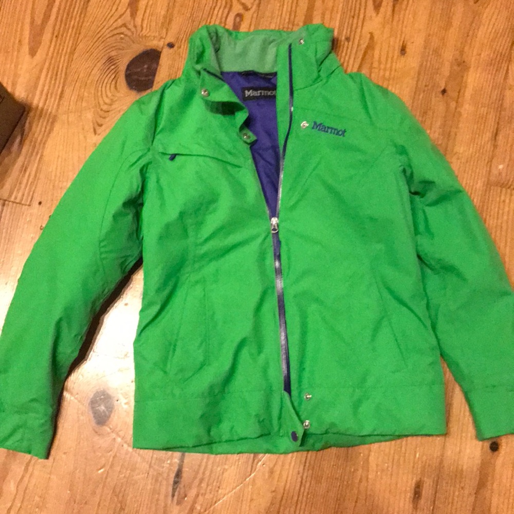 Marmot ski jacket with powder skirt